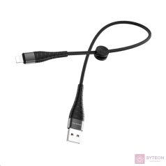 USB töltőkábel A-C 0,25m Borofone fonott BX32
