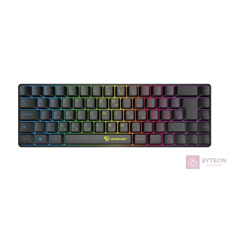 Silverline KB68 RGB gamer USB magyar billentyűzet