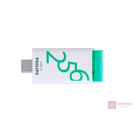 USB Flash Ram 256GB Philips Spring Green USB-C 3.2