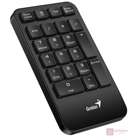Genius Numpad 1000 rádiós fekete numerikus billentyűzet