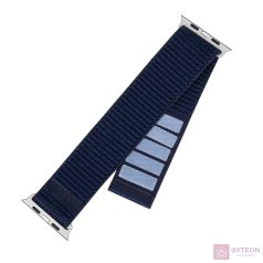   FIXED nylon sportos óraszíj Apple Watch Ultra 49mm-es okosórához, sötétkék FIXNST2-1029-DBL