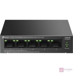   TP-Link LS105LP 5-Port 10/100Mbps Desktop Switch with 4-Port PoE