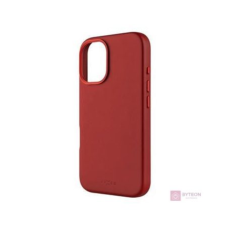 FIXED MagLeather telefontok MagSafe támogatással az Apple iPhone 16 készülékhez, piros