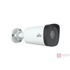   Uniview Prime-I 4MP Lighthunter csőkamera, 4mm fix objektívvel, 2 mikrofonnal, 80m-es infra megvilágítással