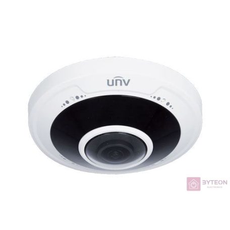 Uniview Prime-I 5MP halszem dómkamera, 1.4mm fix objektívvel, 2 mikrofonnal