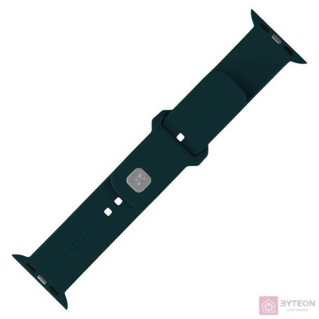 FIXED szilikon sportos óraszíj Apple Watch 38/40/41mm-es okosórákhoz, sötét zöld