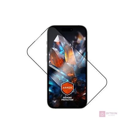 FIXED Prémium Armor edzett üvegvédelem Apple iPhone 14 Pro Max-hoz, fekete
