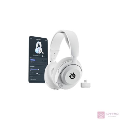 Steelseries Arctis Nova 5P Wireless Bluetooth Gaming Headset White