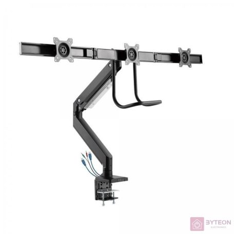 White Shark Rhamses III Gaming Monitor Stand 17‘-27‘ Black