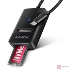 AXAGON ADM2-CM USB-C 10Gbps M.2 NVMe  SATA SSD Adapter