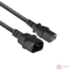 ACT AC3315 Powercord C13 - C14 1,8m Black