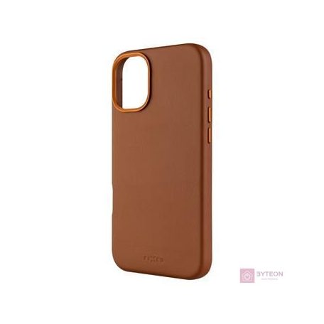 FIXED MagLeather telefontok MagSafe támogatással az Apple iPhone 16 Plus készülékhez, barna