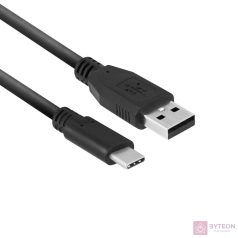   ACT AC3020 USB 3.2 Gen1 charging/data cable A male - C male 1m Black