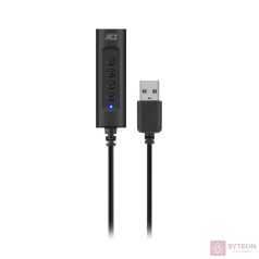 ACT AC9360 USB-A External Sound Card 2.0 USB Hangkártya