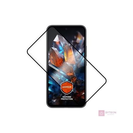 FIXED Armor Full Cover 2,5D Tempered Glass with applicator for Samsung Galaxy A54 5G, black