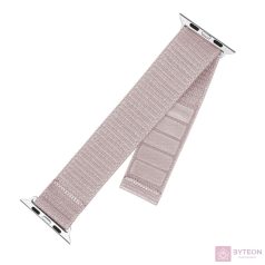   FIXED nylon sportos óraszíj Apple Watch 42/44/45mm-es okosórához, rózsa arany FIXNST2-434-ROGD