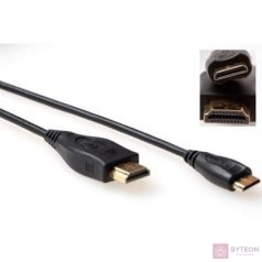   ACT HDMI High Speed v1.4 HDMI-A male - HDMI-C male cable 1m Black
