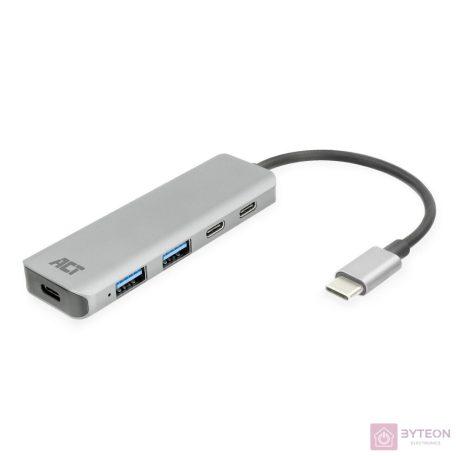 ACT AC7072 4-portos USB3.0 HUB Grey
