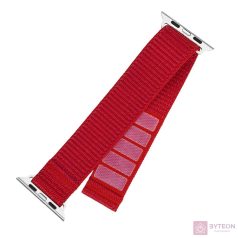   FIXED nylon sportos óraszíj Apple Watch Ultra 49mm-es okosórához, piros FIXNST2-1029-RD
