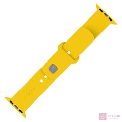   FIXED szilikon sportos óraszíj Apple Watch 38/40/41mm-es okosórákhoz, sárga