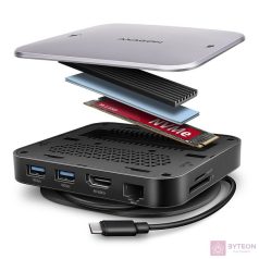 AXAGON HMC-UFO USB-C 10Gbps UFO 9in1 Hub