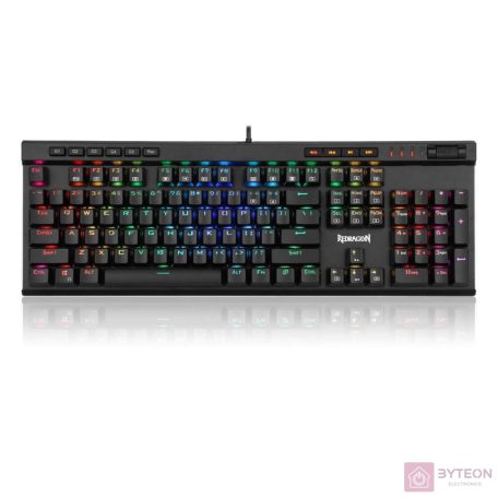 Redragon Vata RGB Mechanical Gaming Keyboard Red Switches Black HU