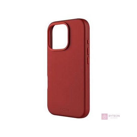 FIXED MagLeather telefontok MagSafe támogatással az Apple iPhone 16 Pro készülékhez, piros