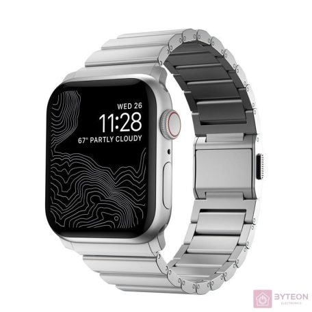 Nomad Aluminum Band, silver - Apple Watch Ultra (49mm) 8/7 (45mm)/6/SE/5/4 (44mm)/3/2/1 (42mm)