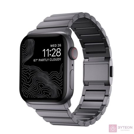 Nomad Aluminum Band, space grey - Apple Watch Ultra (49mm) 8/7 (45mm)/6/SE/5/4 (44mm)/3/2/1 (42mm)