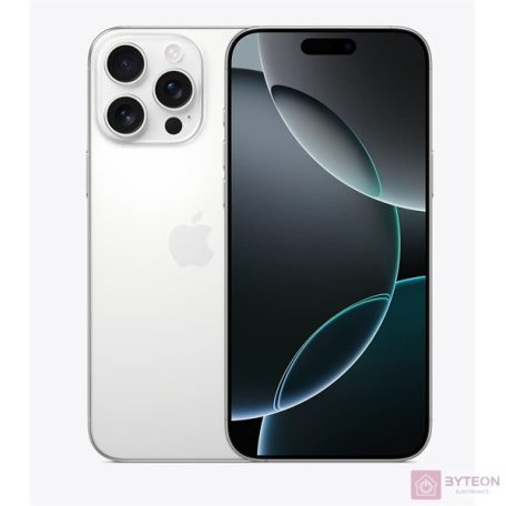 Apple iPhone 16 Pro Max (256 GB, Fehér Titán)