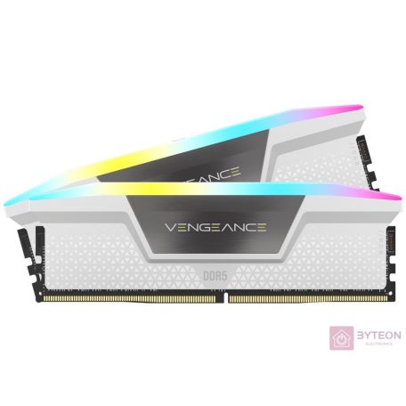 Corsair 32GB DDR5 6000MHz Kit(2x16GB) Vengeance RGB White