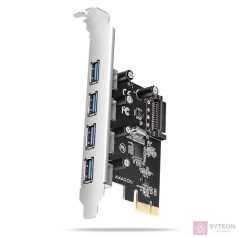 AXAGON PCEU-430RS PCIe Controller 4x ext. USB-A 5Gbps port