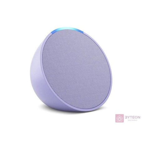Amazon Echo Pop Full sound compact Bluetooth smart speaker with Alexa Lavender Bloom