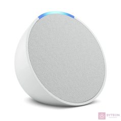   Amazon Echo Pop Full sound compact Bluetooth smart speaker with Alexa Glacier White