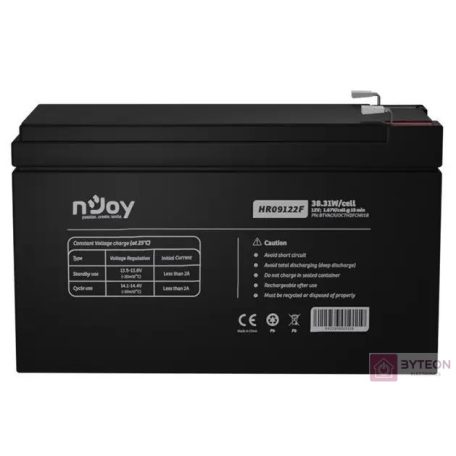 Njoy 12V/9Ah szünetmentes akkumulátor 1db/csomag