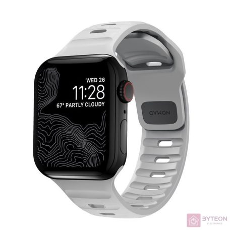 Nomad Sport Strap M/L, grey - Apple Watch Ultra (49mm) 8/7 (45mm)/6/SE/5/4 (44mm)/3/2/1 (42mm)