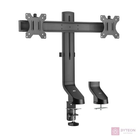 ACT AC8322 Dual Monitor Arm Office Quick Height Adjustment 10‘-27‘ Black