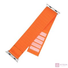   FIXED nylon sportos óraszíj Apple Watch Ultra 49mm-es okosórához, narancssárga FIXNST2-1029-OR