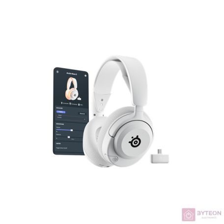 Steelseries Arctis Nova 5 Wireless Bluetooth Gaming Headset White