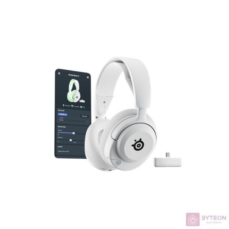 Steelseries Arctis Nova 5X Wireless Bluetooth Gaming Headset White