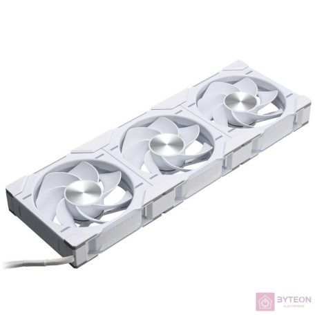 Ventilátor PHANTEKS  D30 PWM reverse Airflow D-RGB L 12cm, 3 darabos Fehér