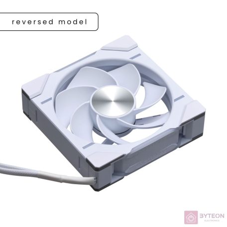Ventilátor PHANTEKS  D30 PWM reverse Airflow D-RGB L 12cm, Fehér
