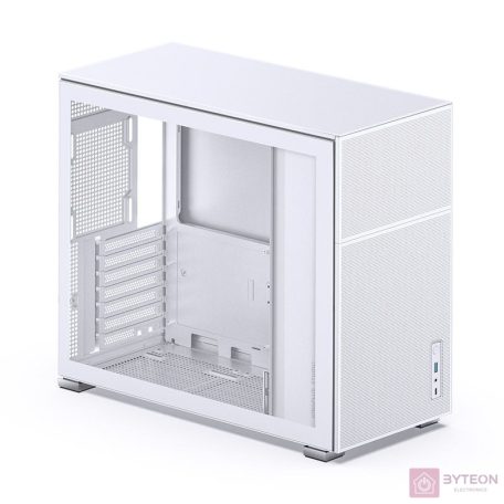 Számítógépház Jonsbo D41 Mesh ATX, Edzett üveg Fehér