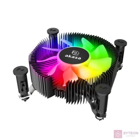Processzor hűtő Akasa Chroma iLG aRGB S1700, low profile