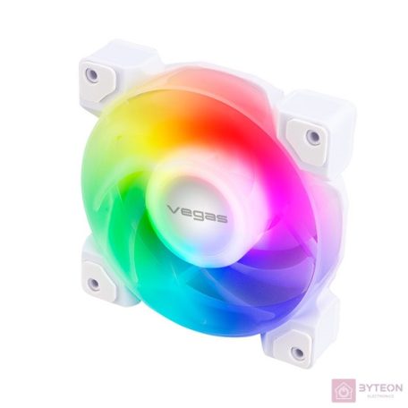Ventilátor Akasa VEGAS A12, 12cm ARGB, vibráció csökkentővel