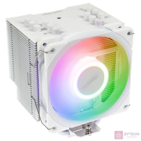Processzor hűtő Alpenföhn Brocken 4 ARGB 12cm fehér