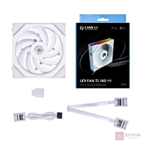 Ventilátor Lian Li UNI FAN TL 140mm, fehér