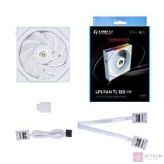   Ventilátor Lian Li UNI FAN TL Series Reverse blade ventilátor - 120mm, fehér