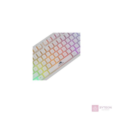 Baracuda W029919 KRILL-W, BGK-001114W fehér gamer billentyűzet, angol