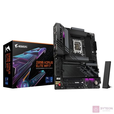 GIGABYTE Alaplap S1851 Z890 AORUS ELITE WIFI7 INTEL Z890, ATX